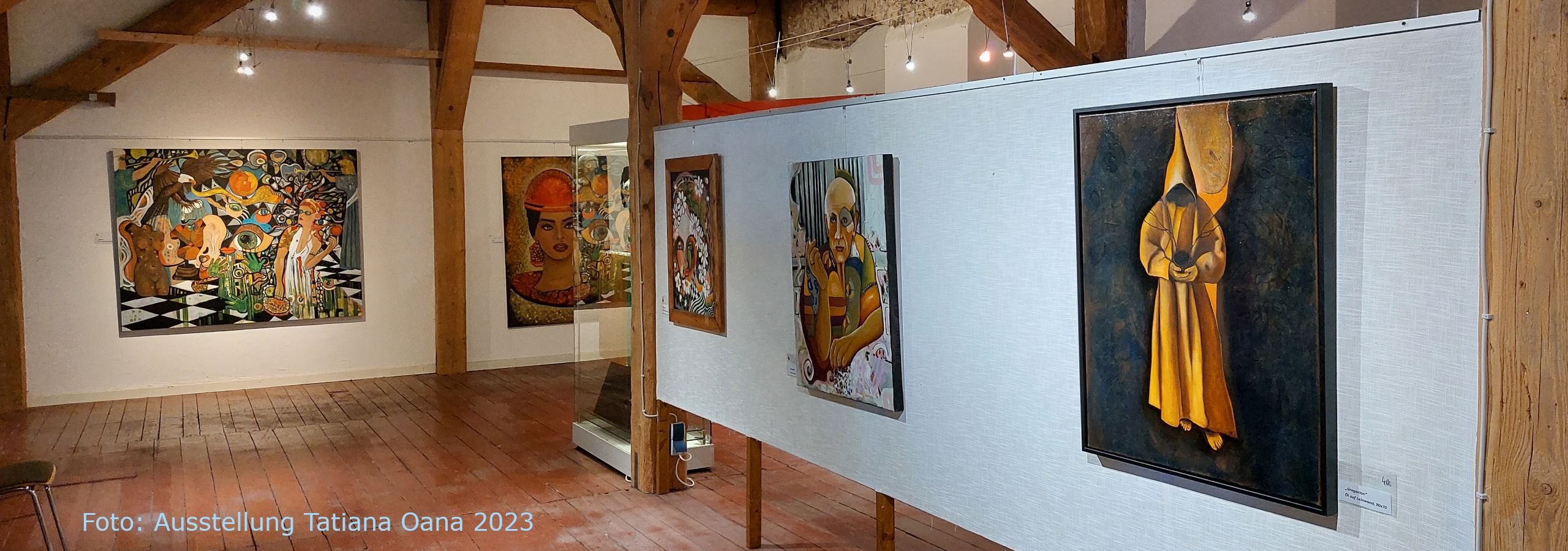 Foto Ausstellungsraum Ausstellung Tatiana Oana 2023